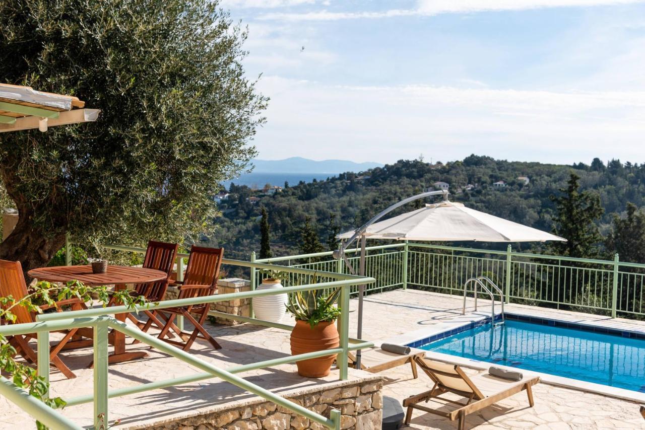 Loggos View House Villa Mastoratika Bagian luar foto